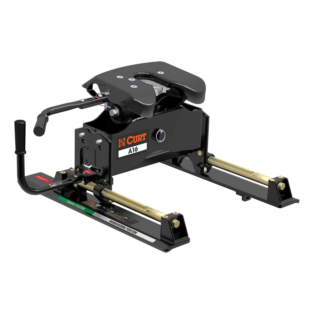 A16 5th Wheel Trailer Hitch with Roller (Universal; Some Adaptation May Be Required)