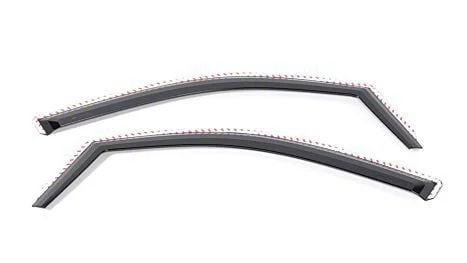 Putco Element Tinted Window Visors; Channel Mount; Front (19-26 Sierra 1500 Double Cab, Crew Cab)