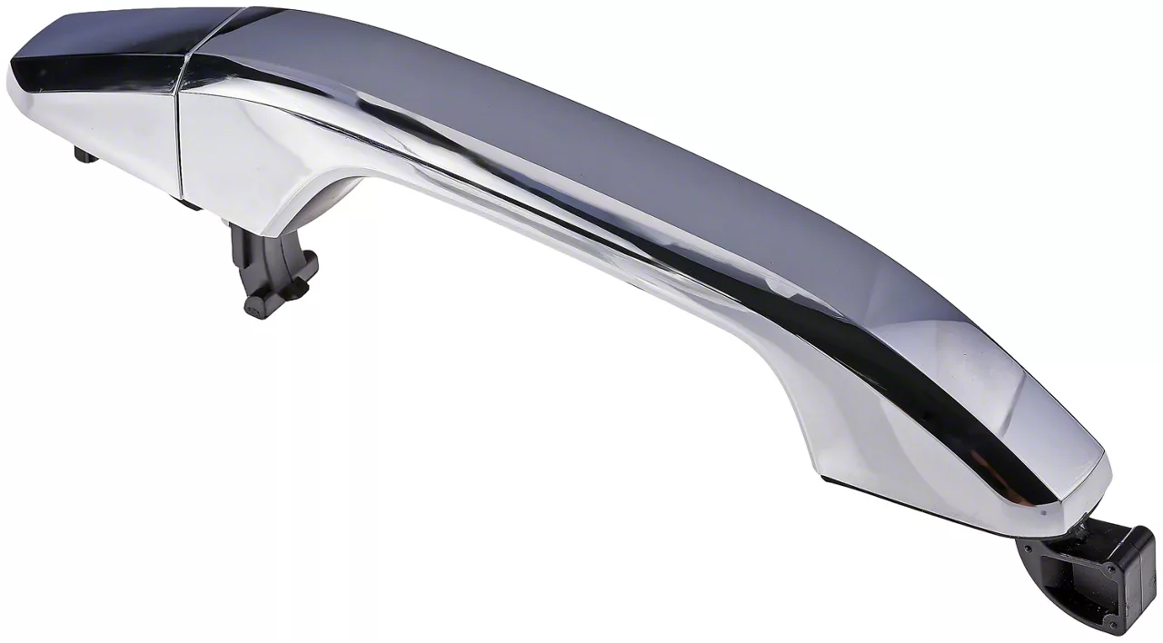 Exterior Door Handle; Chrome; Rear Driver or Passenger Side (14-18 Sierra 1500 Double Cab, Crew Cab)