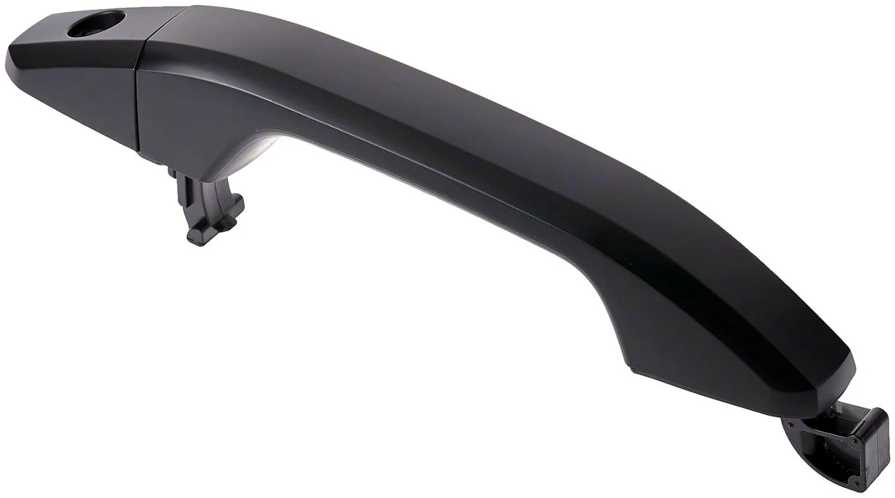 Exterior Door Handle; Smooth Black; Front Driver Side (14-18 Sierra 1500)