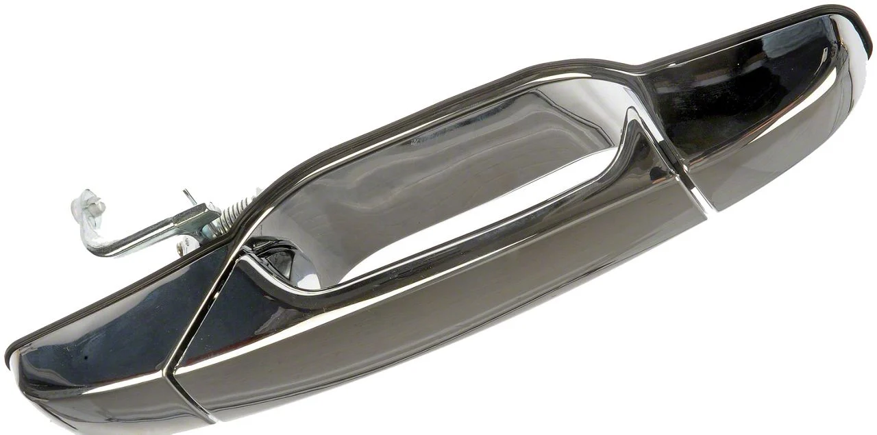 Exterior Door Handle without Keyhole; Chrome; Front Passenger Side (07-13 Sierra 1500)