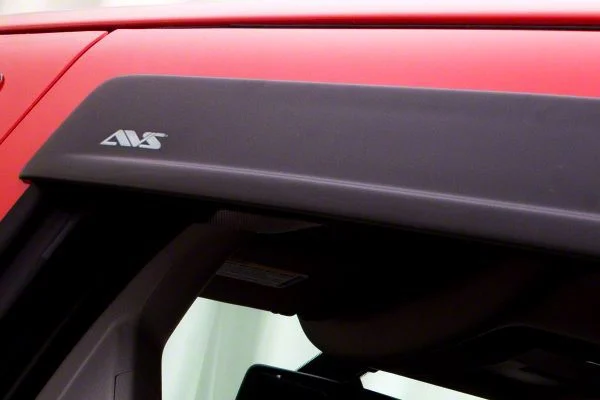 Low Profile Ventvisor Window Deflectors; Front and Rear; Matte Black (19-26 Sierra 1500 Double Cab)