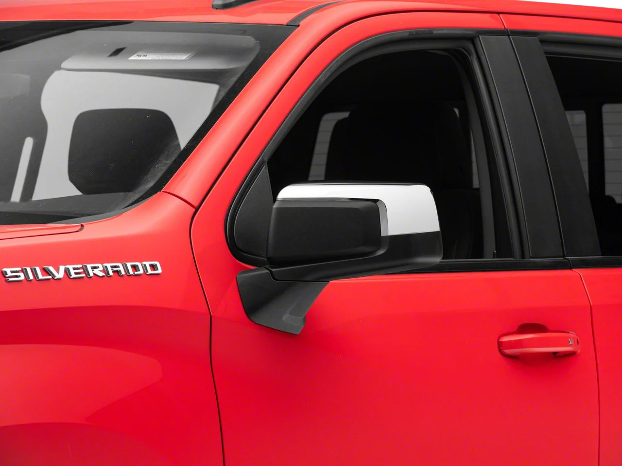 Standard Mirror Covers; Chrome (19-26 Sierra 1500)