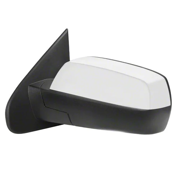 OE Style Side Mirror with LED Puddle Light; Chrome; Driver Side (14-18 Sierra 1500)