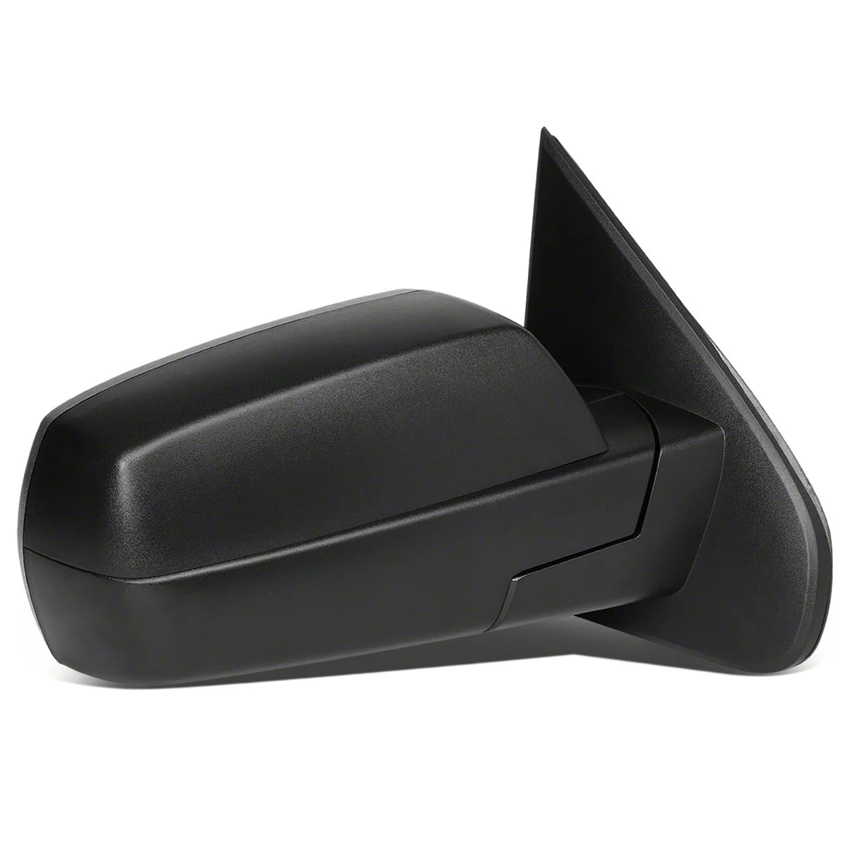 Powered Heated Towing Mirror; Passenger Side; Black (14-18 Sierra 1500)
