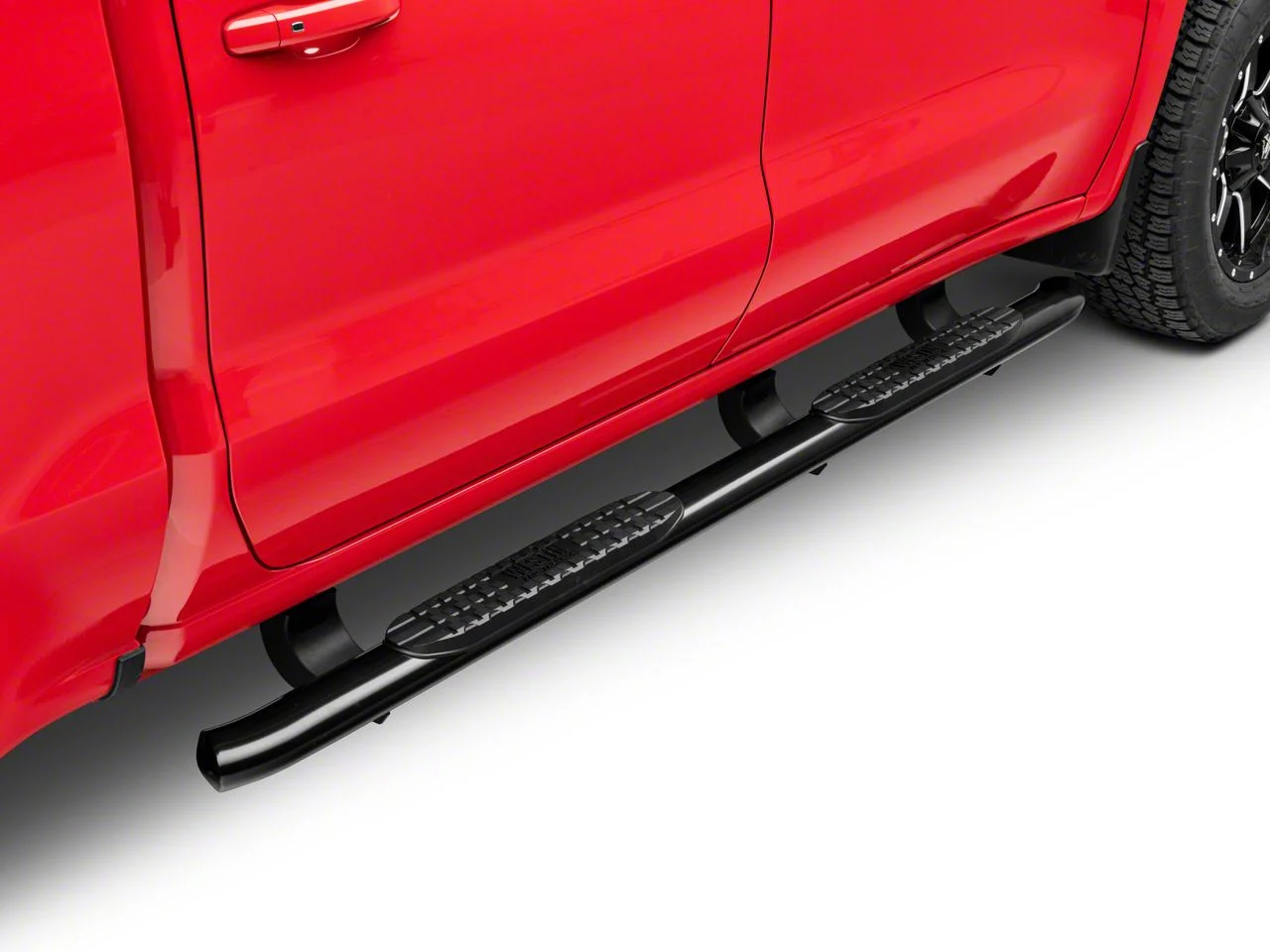 Westin Pro Traxx 4-Inch Oval Side Step Bars; Black (19-26 Sierra 1500 Crew Cab)