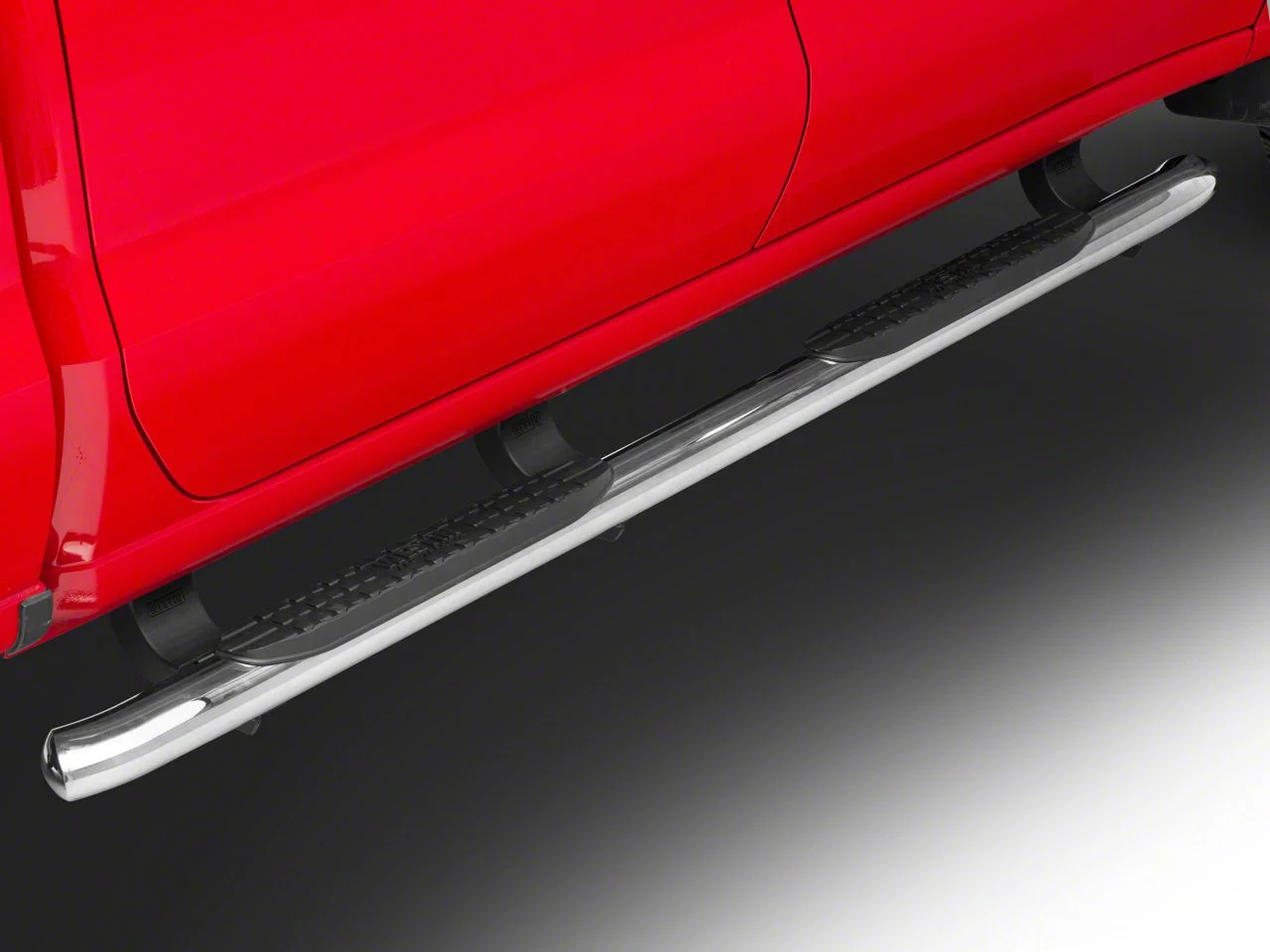 Westin Pro Traxx 4-Inch Oval Side Step Bars; Stainless Steel (19-26 Sierra 1500 Crew Cab)