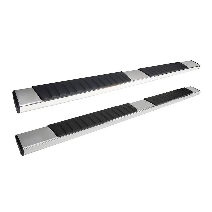 Westin R7 Nerf Side Step Bars; Stainless Steel (19-26 Sierra 1500 Regular Cab)