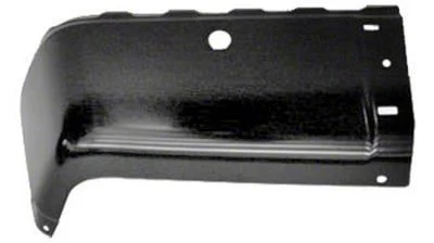 Replacement Rear Bumper End; Pre-Drilled for Backup Sensors; Black; Driver Side (07-13 Sierra 1500)