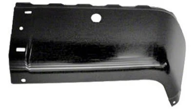 Replacement Rear Bumper End; Pre-Drilled for Backup Sensors; Black; Passenger Side (07-13 Sierra 1500)