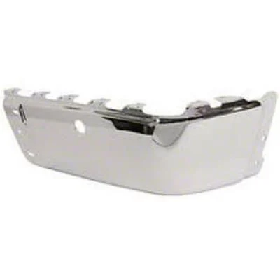 Replacement Rear Bumper End; Pre-Drilled for Backup Sensors; Chrome; Passenger Side (07-13 Sierra 1500)