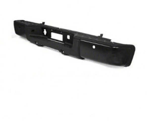 Replacement Rear Bumper; Pre-Drilled for Backup Sensors; Black (07-13 Sierra 1500)