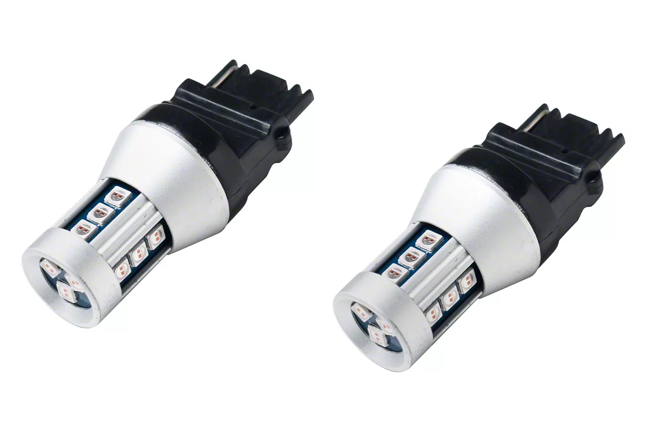 Putco Metal Red LED Rear Brake Light Bulb; 7443 (14-18 Sierra 1500)