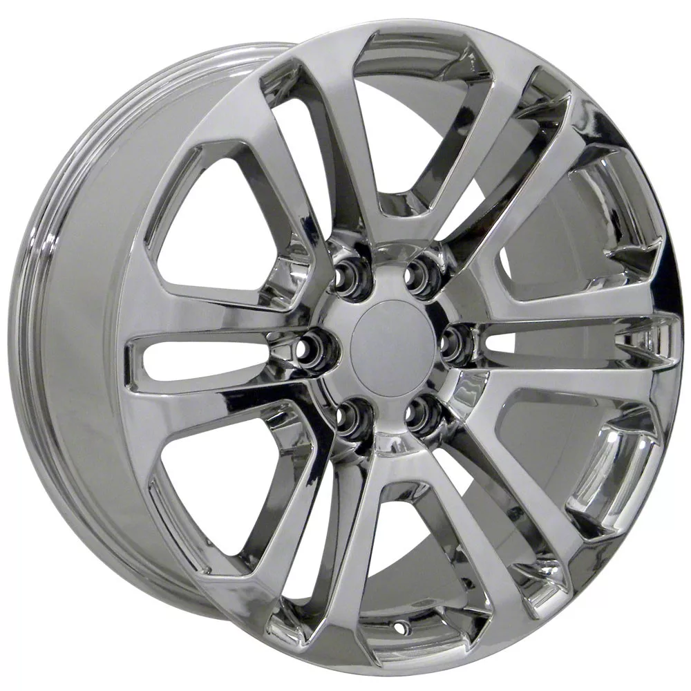 Sierra Style Chrome 6-Lug Wheel; 22x9; 31mm Offset (14-18 Sierra 1500)