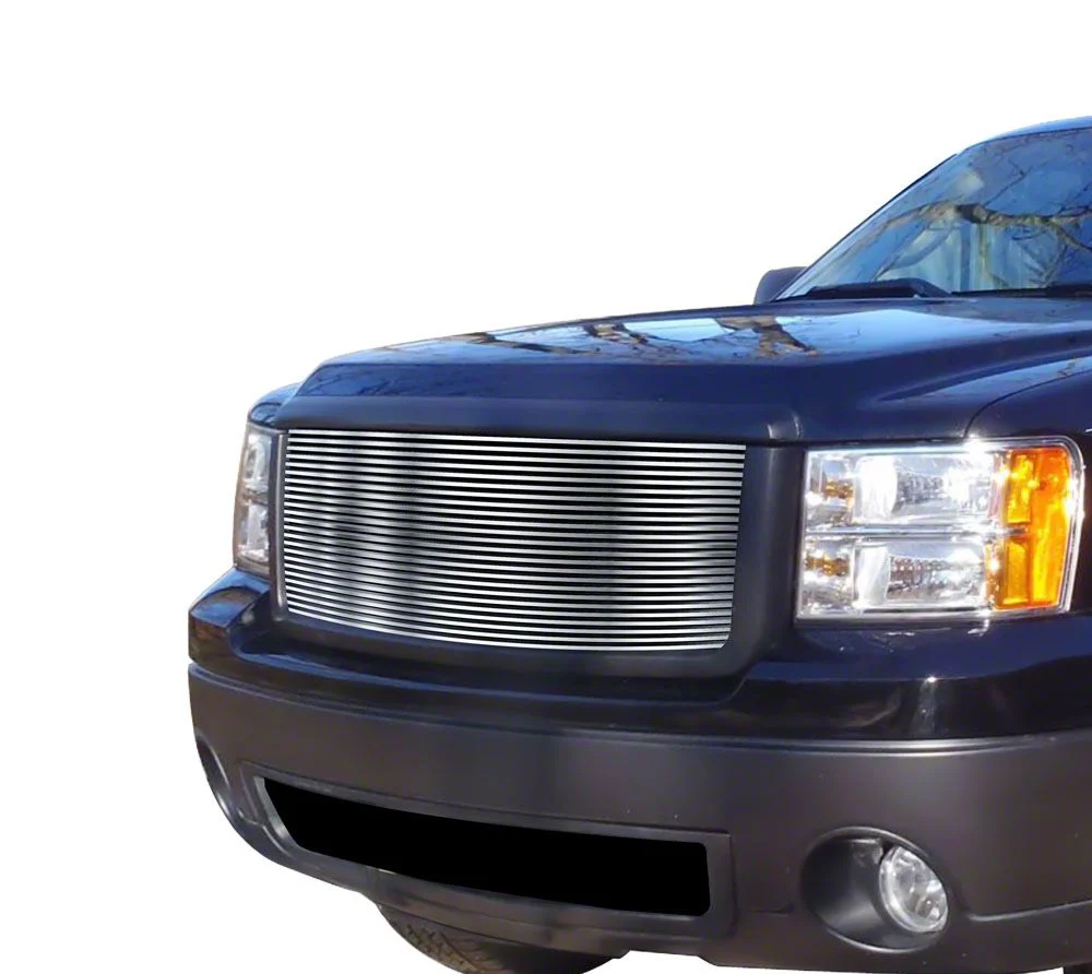 Stainless Steel Billet Upper Grille Insert; Chrome (07-13 Sierra 1500)