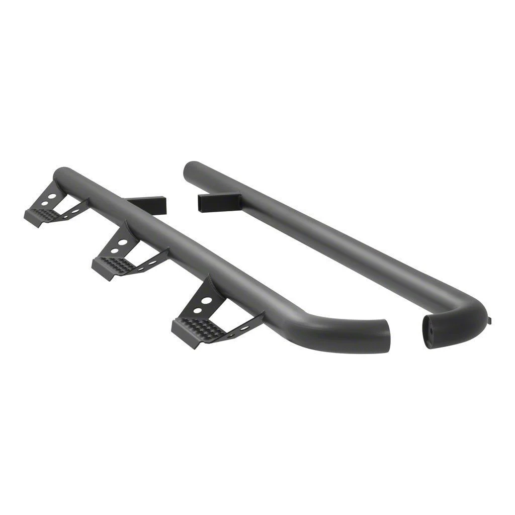 Baja Steps; Textured Black (14-17 Sierra 1500 Crew Cab w/ 6.50-Foot Standard Box)