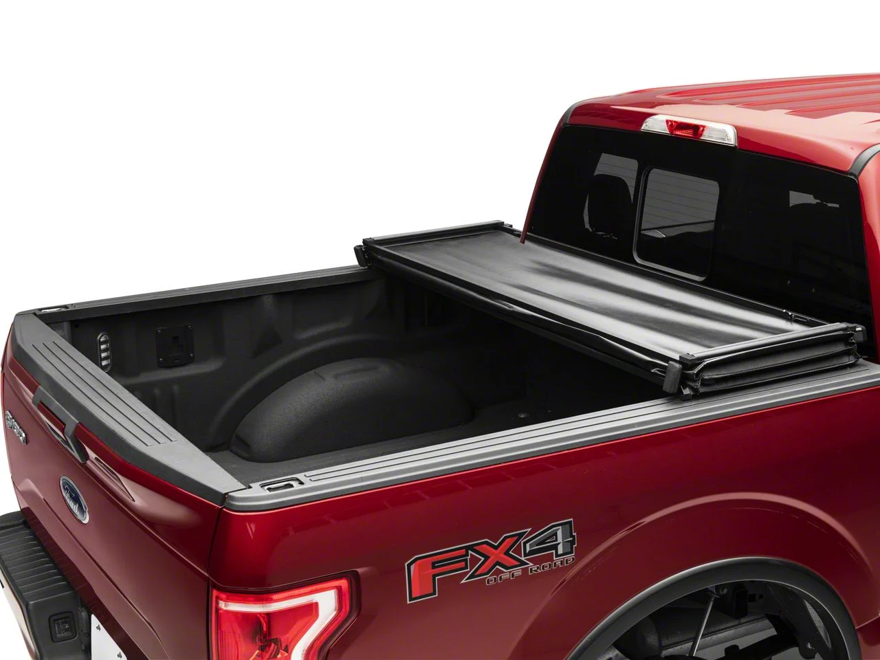 Tri-Fold Soft Tonneau Cover (14-18 Sierra 1500 w/ 8-Foot Long Box)