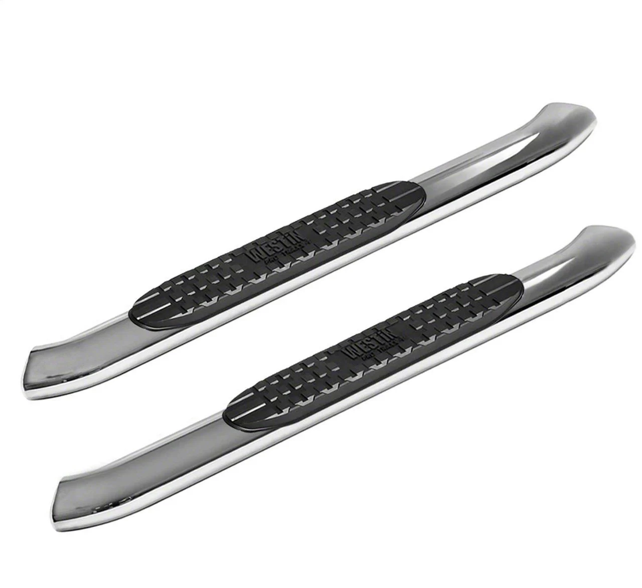 Westin Pro Traxx 4-Inch Oval Side Step Bars; Stainless Steel (20-26 Sierra 2500 HD Regular Cab)