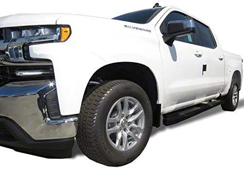 5-Inch Extreme Side Step Bars; Matte Black (20-26 Sierra 2500 HD Crew Cab)