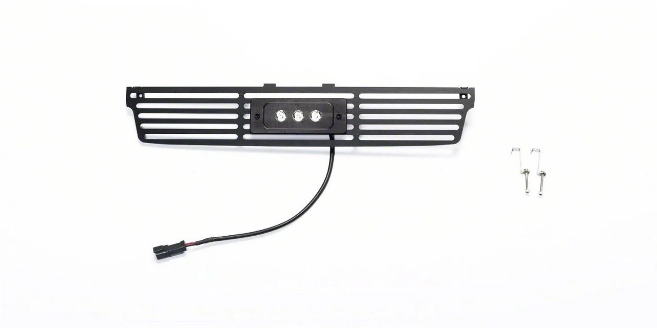 Putco Bar Design Lower Bumper Grille Insert with 6-Inch Luminix Light Bar; Black (15-19 Sierra 2500 HD)