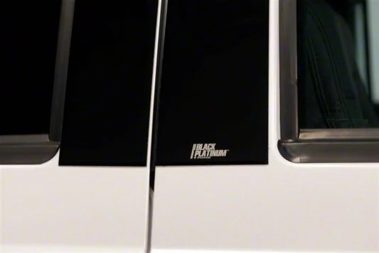 Putco Black Platinum Pillar Posts (20-26 Sierra 2500 HD Double Cab, Crew Cab)