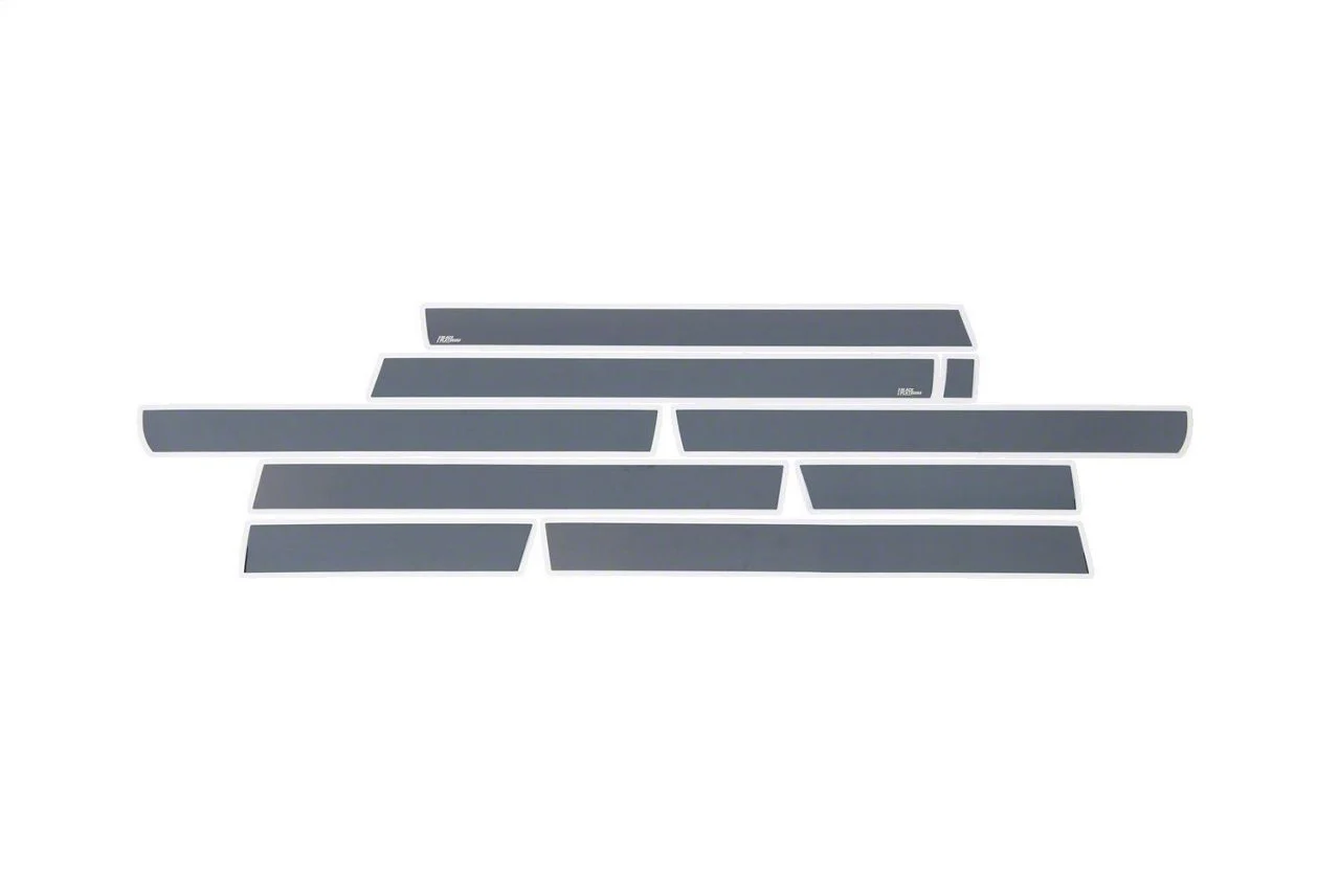 Putco Black Platinum Rocker Panels (15-19 Sierra 2500 HD Crew Cab w/ 6.50-Foot Standard Box)