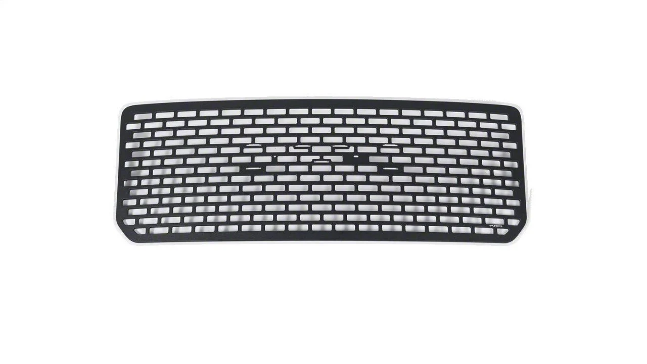 Putco Boss Mesh Upper Grille Insert; Black (15-19 Sierra 2500 HD)