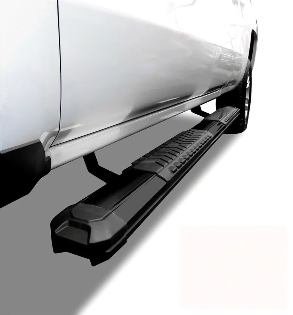 Cutlass Running Boards; Black (07-19 Sierra 2500 HD Extended/Double Cab)