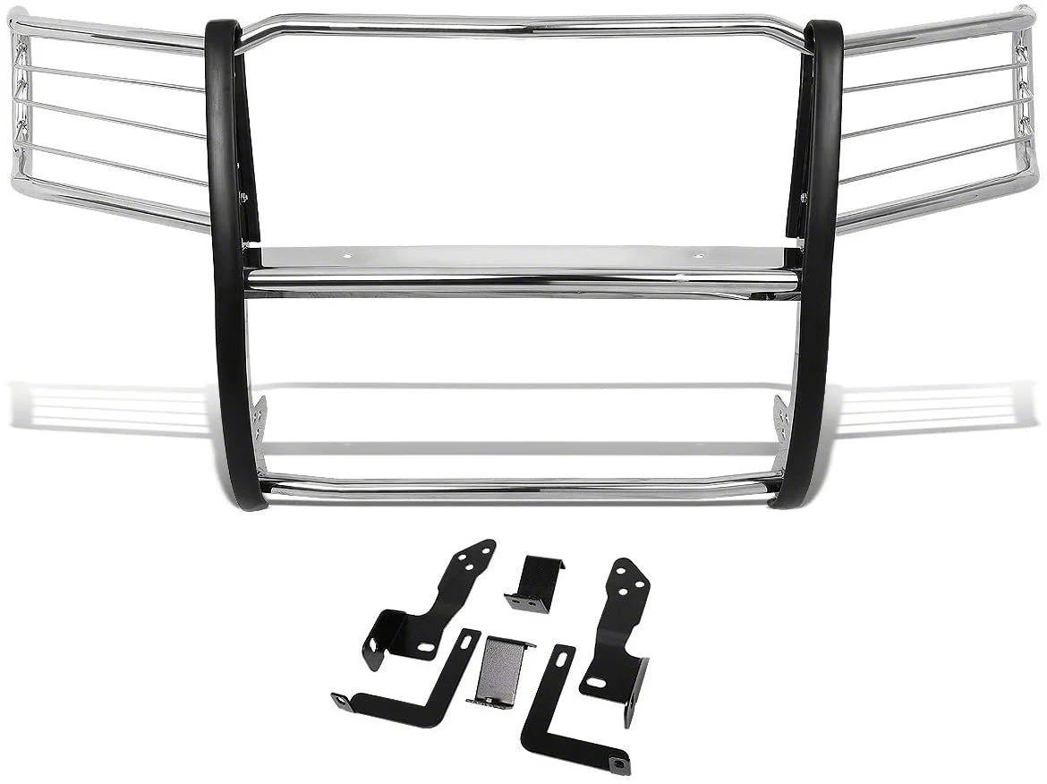 Grille Guard; Chrome (11-14 Sierra 2500 HD)