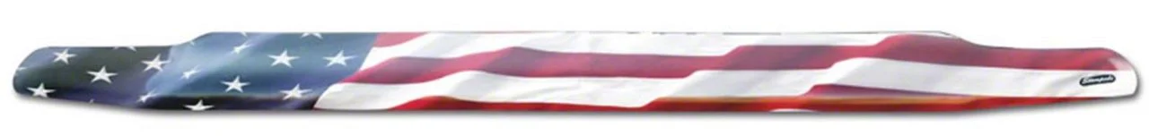 Vigilante Premium Hood Protector; American Flag (07-10 Sierra 2500 HD)