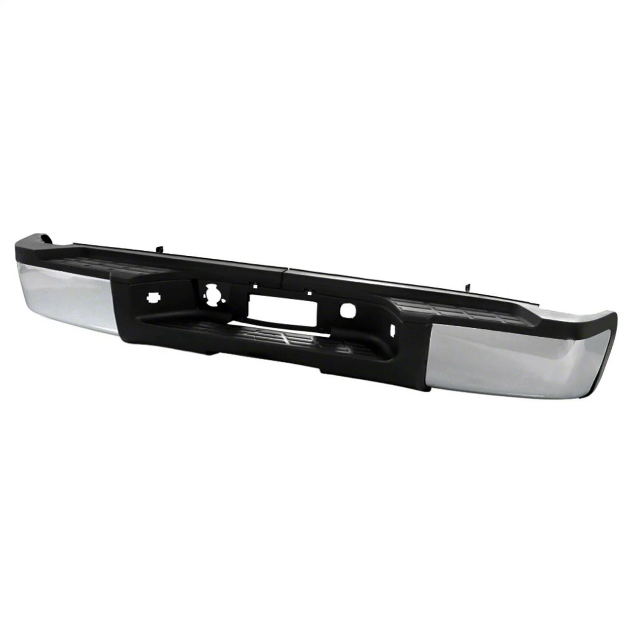 OEM Style Rear Bumper; Not Pre-Drilled for Backup Sensors; Chrome (07-10 Sierra 2500 HD)
