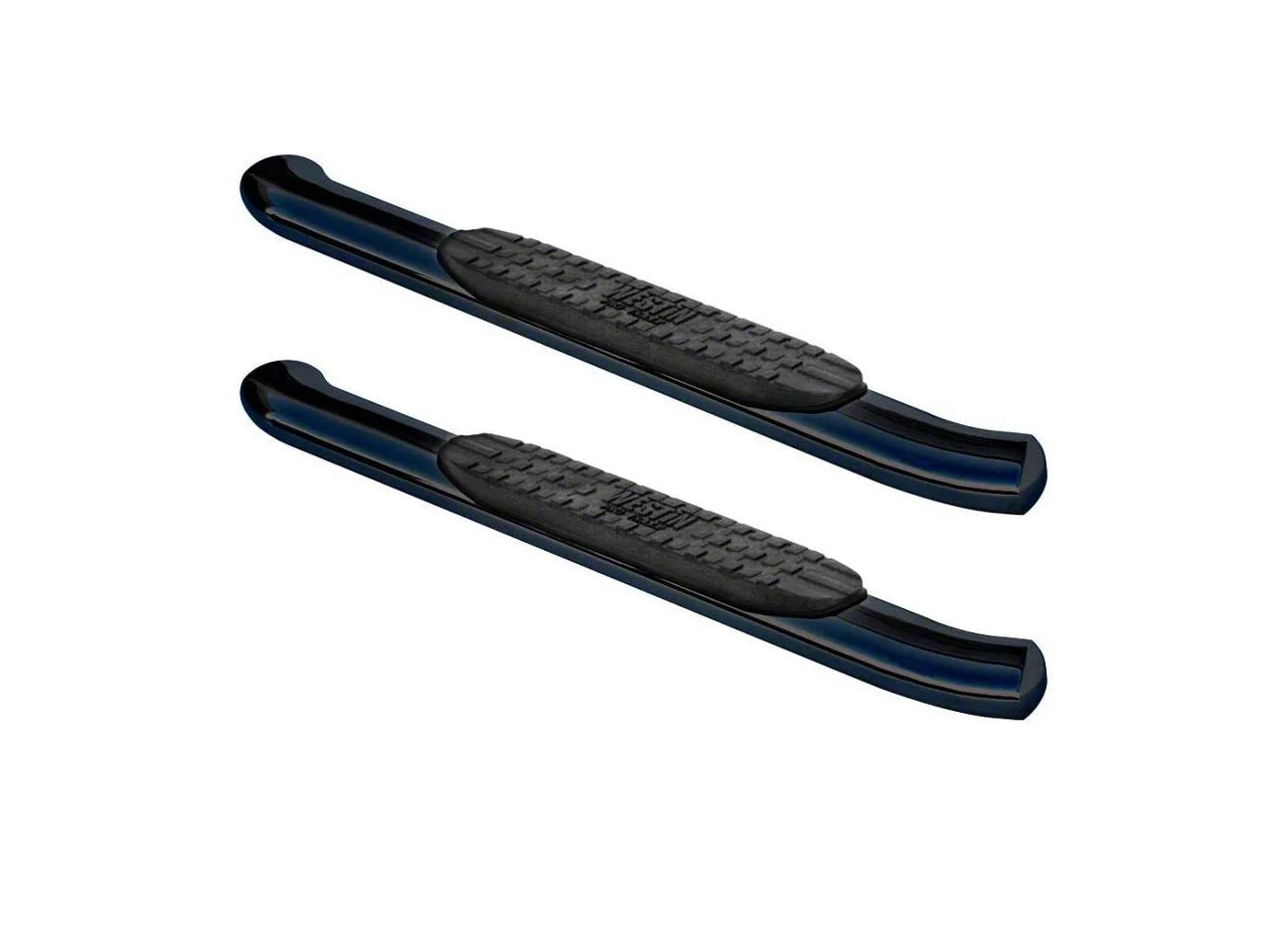 Westin Pro Traxx 4-Inch Oval Side Step Bars; Black (15-19 Sierra 2500 HD Regular Cab)