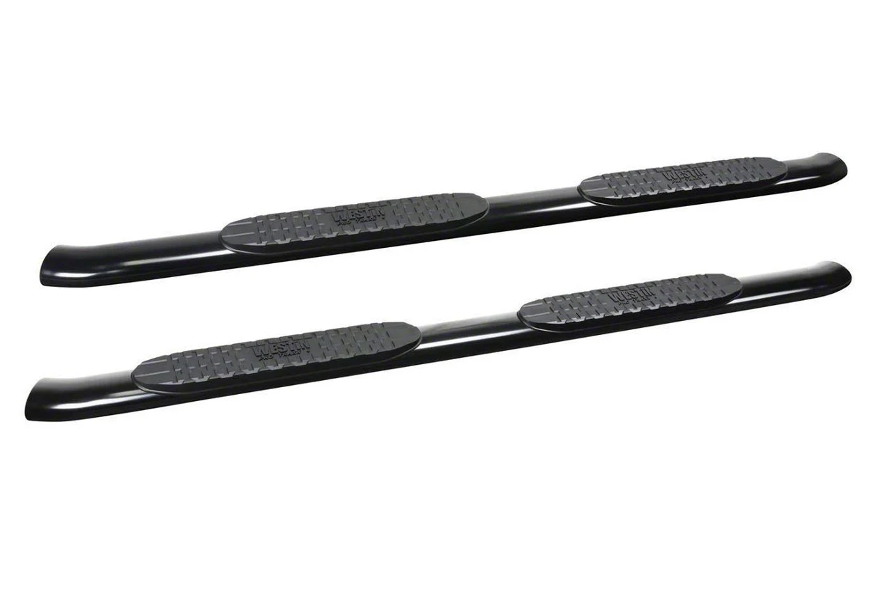 Westin Pro Traxx 4-Inch Oval Side Step Bars; Black (20-26 Sierra 2500 HD Double Cab)