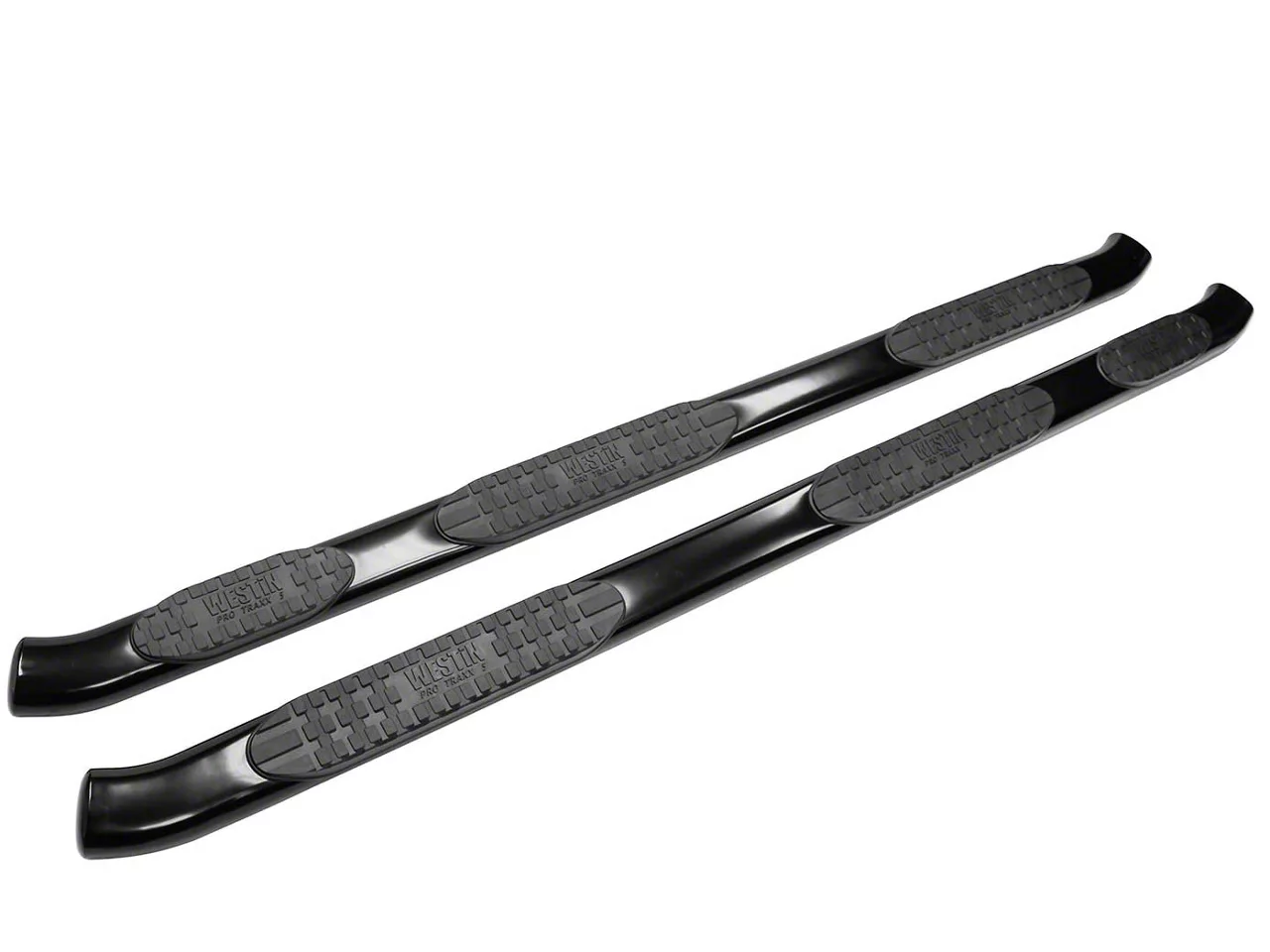 Westin Pro Traxx 5-Inch Wheel-to-Wheel Oval Side Step Bars; Black (07-19 Sierra 2500 HD Crew Cab w/ 6.50-Foot Standard Box)