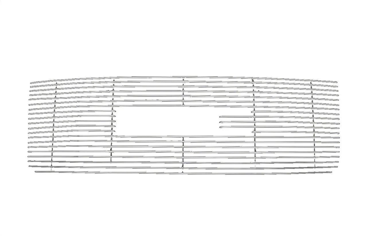 Putco Shadow Billet Upper Overlay Grille; Polished (11-14 Sierra 2500 HD)