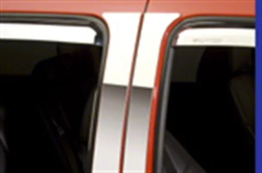 Putco Stainless Steel Pillar Posts with GMC Logo (15-19 Sierra 2500 HD Double Cab, Crew Cab)