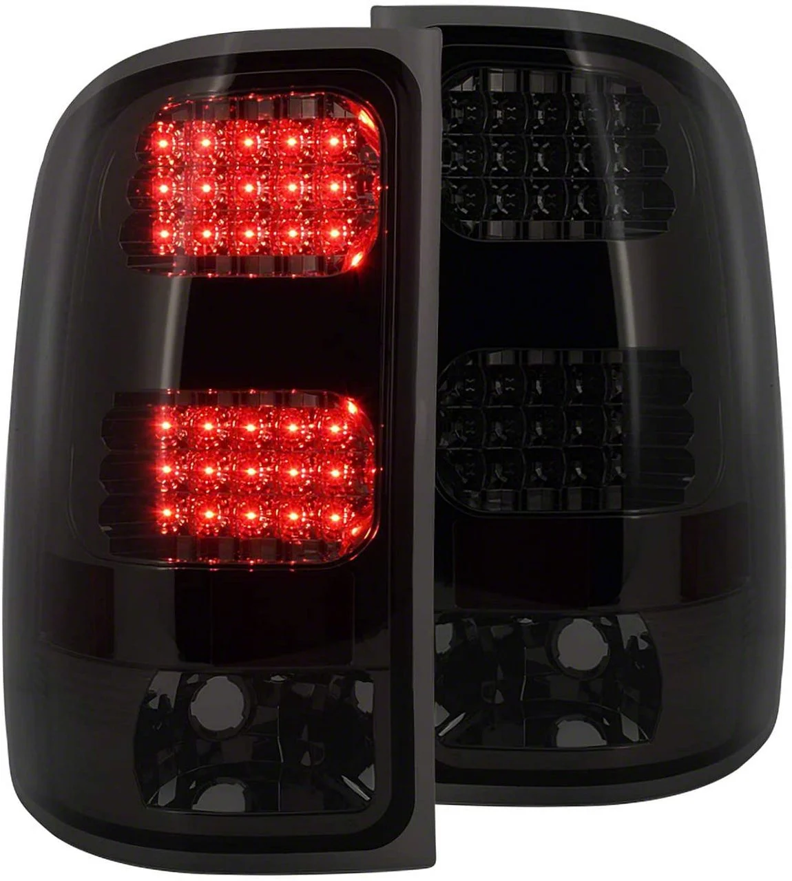 Altezza LED Tail Lights; Chrome Housing; Smoked Lens (07-14 Sierra 2500 HD)