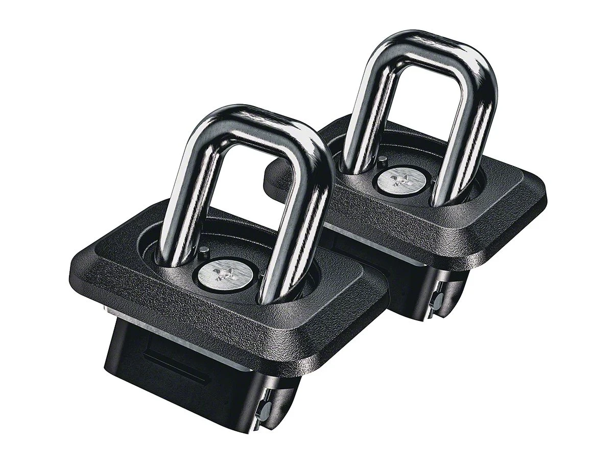 Bullet Inner Bed Retractable Tie-Down Anchors; Set of Two (07-26 Sierra 3500 HD)