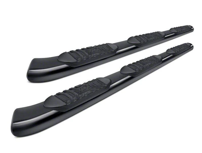 5-Inch Extreme Wheel-to-Wheel Side Step Bars; Black (19-26 Silverado 1500 Double Cab)