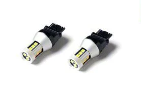 Putco Metal 360 Amber LED Rear Turn Signal Light Bulb; 7443 (14-18 Silverado 1500)