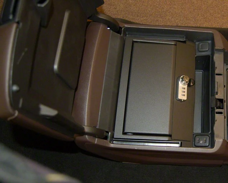Center Console Lock Vault; Full Locking (14-18 Silverado 1500)