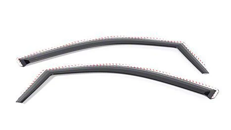 Putco Element Tinted Window Visors; Channel Mount; Front (19-26 Silverado 1500 Double Cab, Crew Cab)
