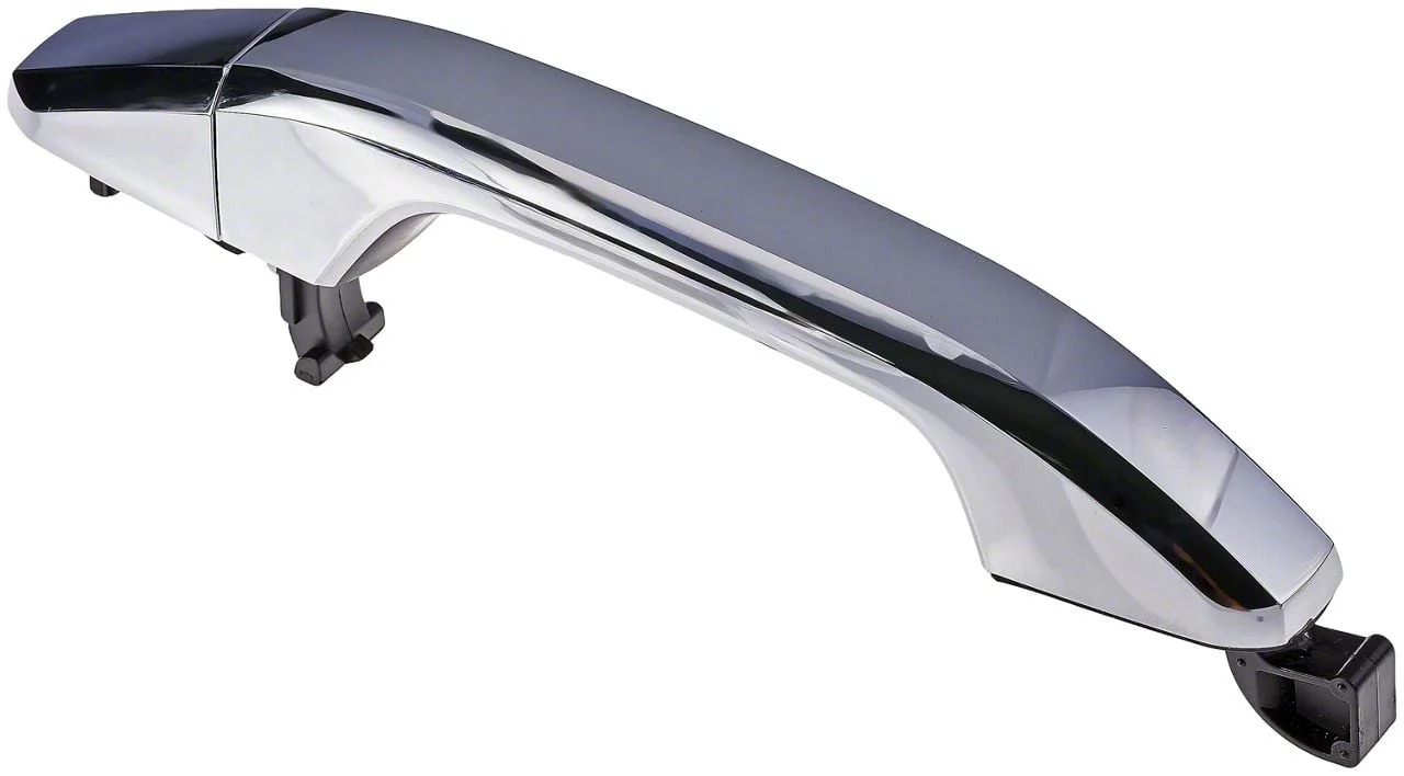 Exterior Door Handle; Chrome; Rear Driver or Passenger Side (14-18 Silverado 1500 Double Cab, Crew Cab)