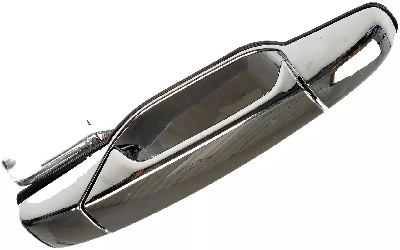 Exterior Door Handle; Chrome; Rear Passenger Side (07-13 Silverado 1500 Crew Cab)