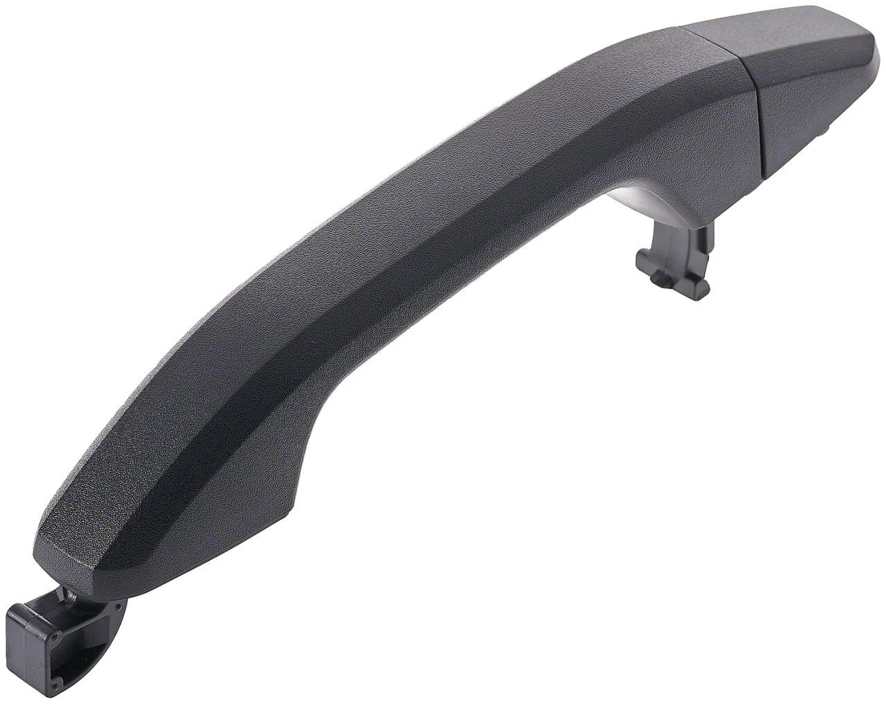 Exterior Door Handle; Textured Black; Rear Driver or Passenger Side (14-18 Silverado 1500 Double Cab, Crew Cab)