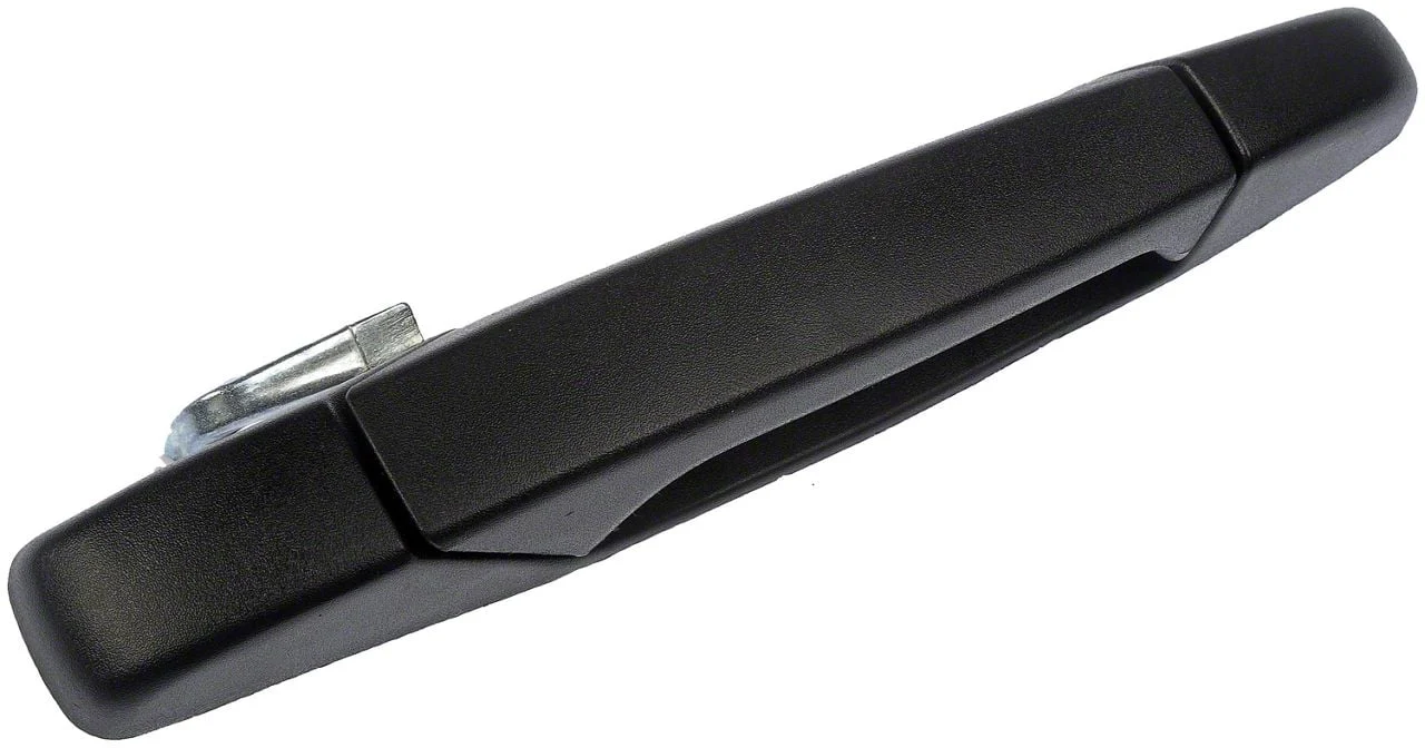 Exterior Door Handle without Keyhole; Textured Black; Front Passenger Side (07-13 Silverado 1500)