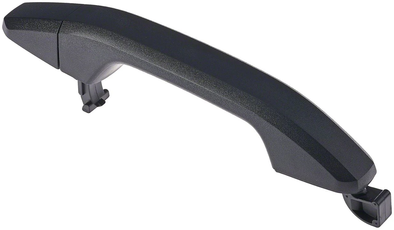 Exterior Door Handle without Keyhole; Textured Black; Front Passenger Side (14-18 Silverado 1500)