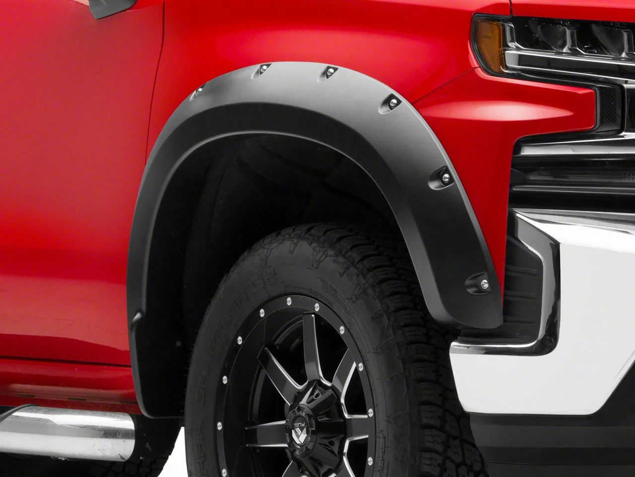 Fender Flares; Smooth (19-24 Silverado 1500)