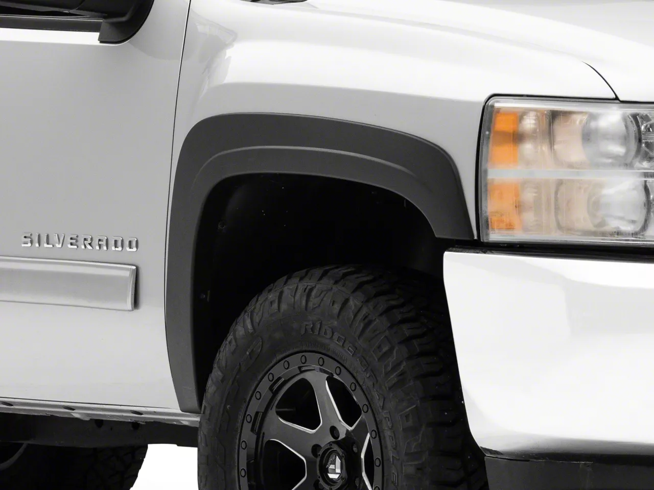 Fender Flares; Textured (07-13 Silverado 1500)