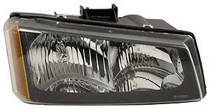 Replacement Halogen Headlight; Chrome Housing; Clear Lens; Passenger Side (03-06 Silverado 1500)